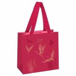 Пакет подарочный MESHU MS_51915 "Мир журавлей" 20*20*10см 354634