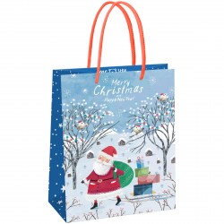Пакет подарочный MESHU MS_61580 "Christmas" 18*23*10см блестки 371019