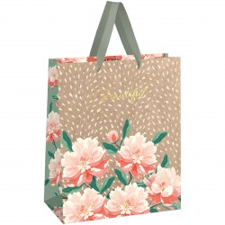 Пакет подарочный MESHU MS_61651 "Flowers" 33*42*12см крафт 371090