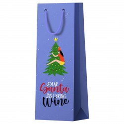 Пакет подарочный под бутылку MESHU MS_52071 "Любимый праздник" 120х360х85мм 354712