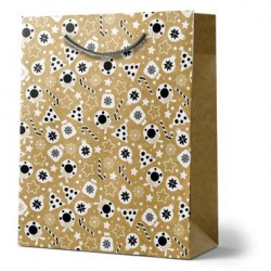 Пакет подарочный Русский Дизайн 41749 "Крафт" пластизоль М 180*227