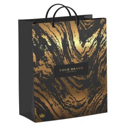 Пакет подарочный ТИКО н00242801 "Золотой бренд" мягкий пластик 40*30см Самсон 701485 