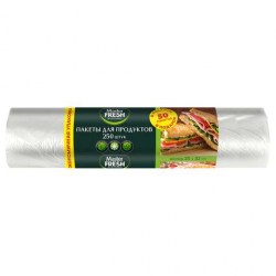 Пакеты фасовочные Master FRESH 6683 25х32см 7мкм, 250шт в рулоне С703075