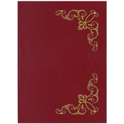 Папка адресная "ВИНЬЕТКА" APbv_390 бордо OfficeSpace 160237