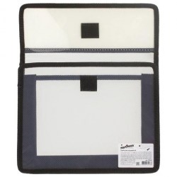 Папка д/тетрадей А5 Юнландия 270145 "Space" 2 отделения, на липучке