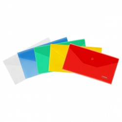 Папка на кнопке А6 Стамм ММ-31594 ассорти 180мкм 368374