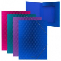 Папка на резинках A4 ErichKrause 50382 Diamond Vivid ассорти 30мм