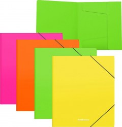 Папка на резинках А5+ ErichKrause 50389 Matt Neon