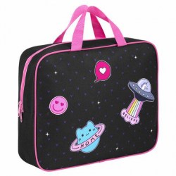 Папка-сумка А4 Brauberg 272175 "Space sweets" 80мм, на молнии с ручками 