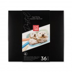 Пастель 36цв. сухая Изостудия IZO-SP36 "Аква-колор" Гамма ТД