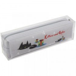 Пенал ArtSpace Tn_42808 "Kitten" 1 отделение, мягкий силикон, 200*60*40мм  332433