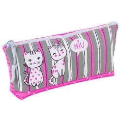 Пенал Brauberg 229255 "Kittens" на молнии, 22х3х8см  