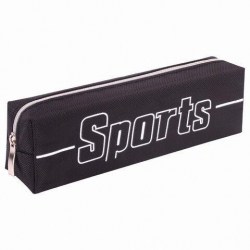 Пенал Brauberg 270267 "Sport" 1 отделение, черный 19*4*6см 