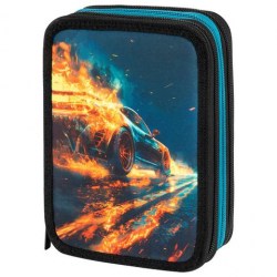 Пенал Brauberg 273539 "Ускорение" 3 отделения, 21*14см 