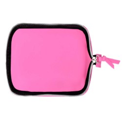 Пенал Феникс 54051 "Коты" 21*7,5*2см розовый, на молнии, силикон