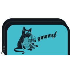 Пенал Феникс 62075 "КОТ С ЛИМОНАДОМ" 21*10х5,5см, хлопчатобумажная