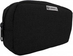Пенал Lamark 0024 косметичка, 1 отделение на молнии, Лен черный, 210*110*45мм