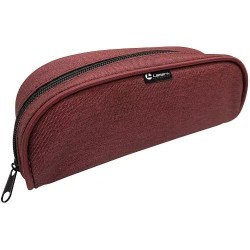 Пенал Lamark 0025 косметичка, 1 отделение на молнии, бордовый 220*390*50мм