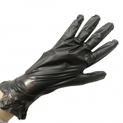 Перчатки эластомер однораз ЧЕРНЫЕ 100шт/уп р.М, AVIORA 402-883