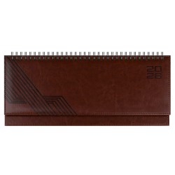 Планинг 2026г. Феникс 70322 САРИФ коричневый, 64л., кожзам