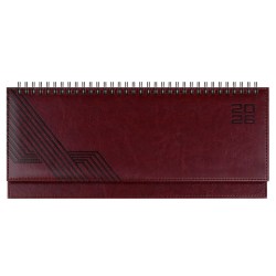 Планинг 2026г. Феникс 70323 САРИФ бордовый, 64л., кожзам