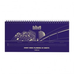 Планинг ErichKrause 44410 "Megapolis" синий, желтый блок