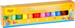 Пластилин 12цв. Мульти-Пульти ЛП_38966 супер легкий, воздушный, застывающий, 120г. 319763