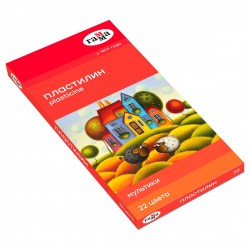 Пластилин 22цв. Гамма 210119_03 "Мультики" 440г. стек. к/к  281986