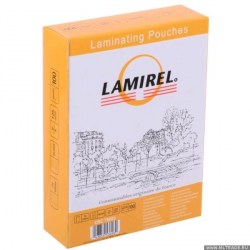 Пленка д/ламинирования  75*105мм 125мкм LA-78663 (100шт) Lamirel