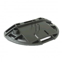 Подставка д/календаря "Сатурн" 0220520 серая с отделениями для канц.принадлежностей /Унипласт/