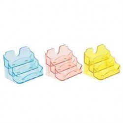 Подставка д/визитных карточек Стамм ВТ15 FLOWERS ассотри 3отдел 