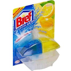 Подвесной блок д/унитаза Бреф "Дуо-Актив. Лимон свежесть" 50г. гель 1979890