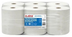 Полотенца бумажные д/дер Лайма 112502 M-1 мини-рул 1сл. (Система H1) 200м серые (1 рул)