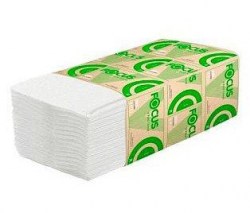 Полотенца бумажные FOCUS Eco 1сл 250л, Z слож, 1шт/упак белый 24*21,5см 5083814 12-1880