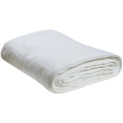 Полотно вафельное рулон 40см*50м Office Clean отбеленное 110г/м2 260698