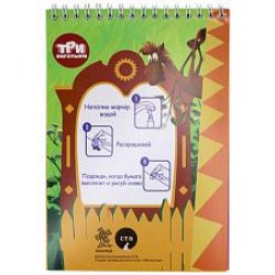 Раскраска водная Centrum 76985 "Три богатыря" с маркером, 12стр,  21*14см