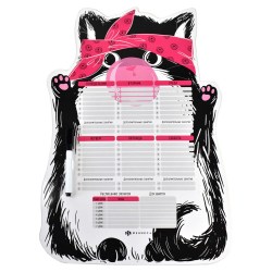 Расписание уроков А4 Феникс 59579 "Черный кот" магнитное 297*420мм