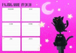 Расписание уроков А4 Феникс 60351 "Дотянись до звезд"