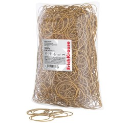 Резинки банковские 1000г d=40мм/60мм ErichKrause 59823 натуральный