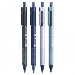 Ручка авт. Berlingo CBp_07520 синяя "Method" 0,7мм, ассорти 374559