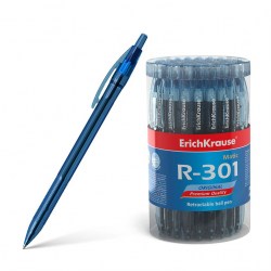 Ручка авт. ErichKrause 46764/46768/60977 синяя R-301 Original Matic 0,7мм  