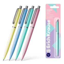 Ручка авт. ErichKrause 61094 синяя Smart Matic Pastel 0,7мм
