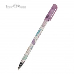 Ручка Bruno Visconti 20-0215/64 "HeppyWrite. Кошки" синяя 0,5мм