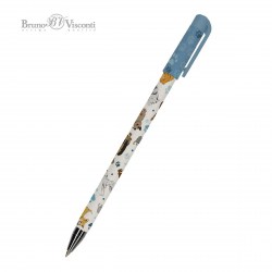 Ручка Bruno Visconti 20-0215/65 "HeppyWrite. Собаки" синяя 0,5мм