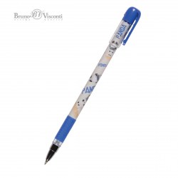 Ручка Bruno Visconti 20-0240/43 "MagicWrite.Панда с зонтиком" синяя 0,5