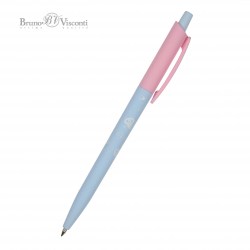 Ручка Bruno Visconti 20-0241/46 "HappyClick.Зефирные животные. Панды" синяя 0,5мм