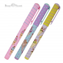 Ручка Bruno Visconti 20-0264/12 "DreamWrite. Сахарный рожок" синяя 0,7мм ассорти