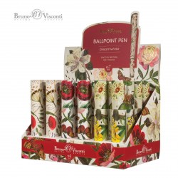 Ручка Bruno Visconti 20-0264/15 "DreamWrite. Flora.Bloom flowers" синяя 0,7мм ассорти