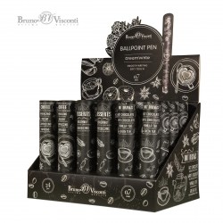 Ручка Bruno Visconti 20-0264/18 "DreamWrite. Caffè nero.Time" синяя 0,7мм ассорти