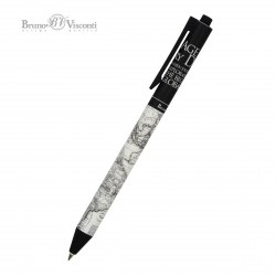 Ручка Bruno Visconti 20-0281/23 "ArtClick. Карта мира" синяя 0,5мм